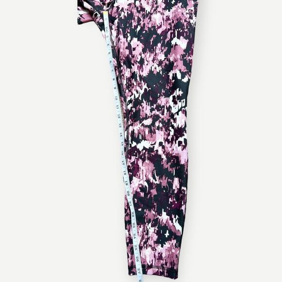 Athletic Works Black & Pink Leggings Criss Cross Waistband. XXL. 2X. 20. Plus. - Picture 4 of 6